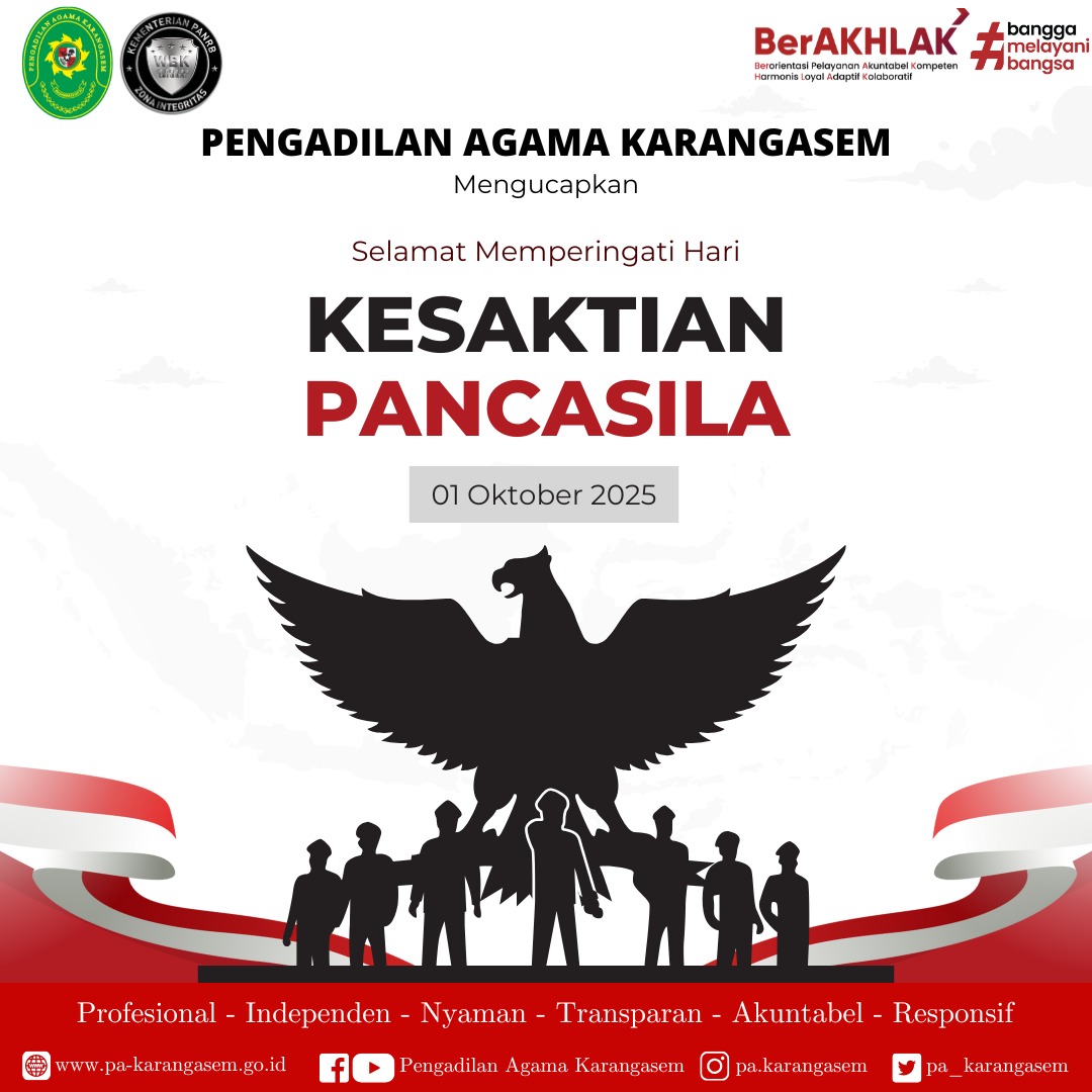 PENGADILAN AGAMA KARANGASEM MENGUCAPKAN PENGADILAN AGAMA KARANGASEM MENGUCAPKAN