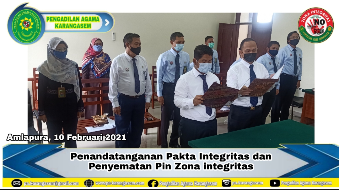 baca pakta integritas