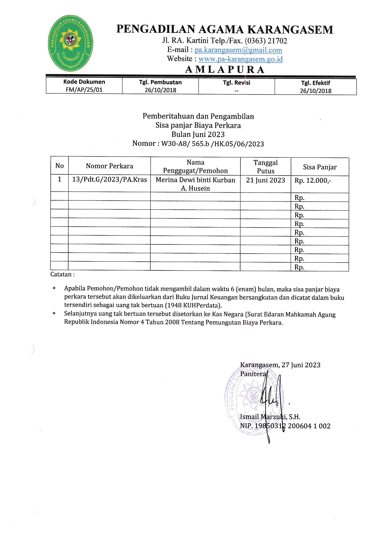 pemberitahuan pengambilan sisa panjar jun.jpg